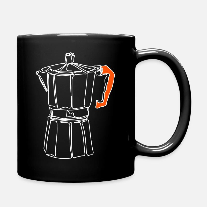 Cafetière - Mug uni - noir