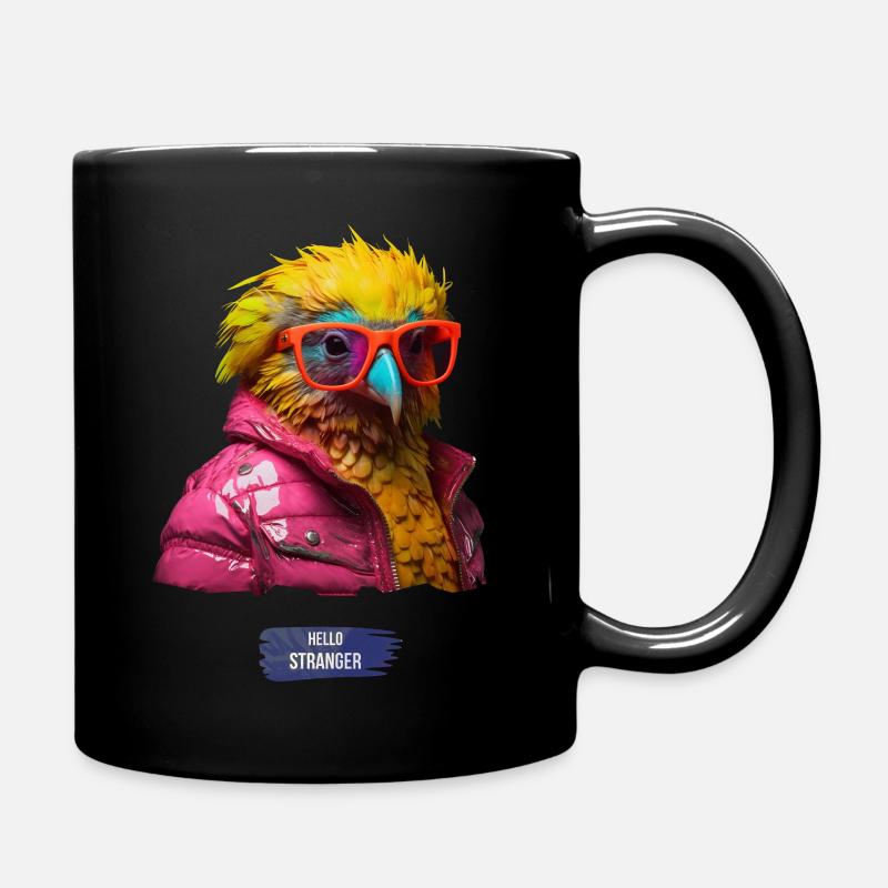Crazy Bird - Tasse einfarbig - Schwarz