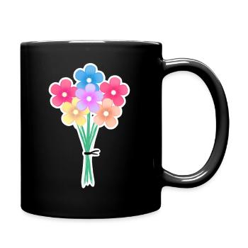 Bouquet - Full Colour Mug - black - Right