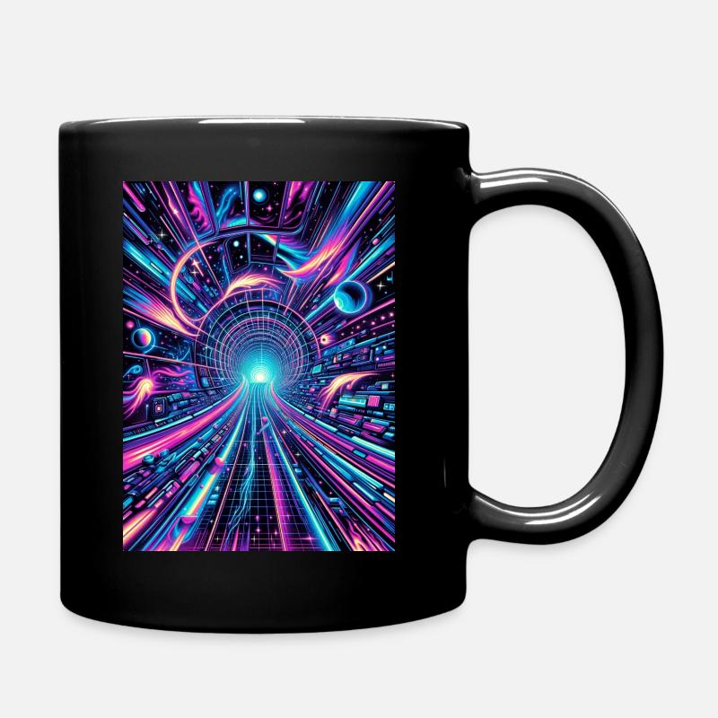 Intergalactic Psychedelics - Tasse einfarbig - Schwarz