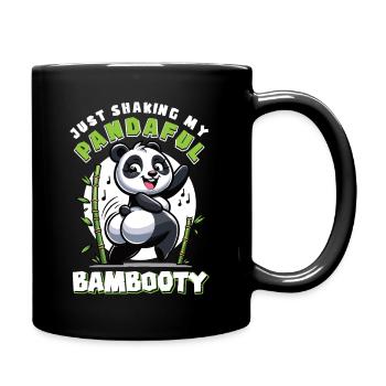 Panda Panda Ours Dictons Drôles Jeu De Mots - Mug uni - noir - Droite