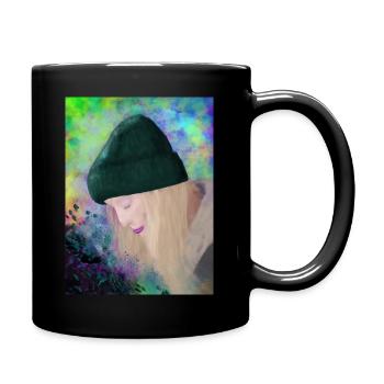 FILLE DE RÊVE - Mug uni - noir - Droite