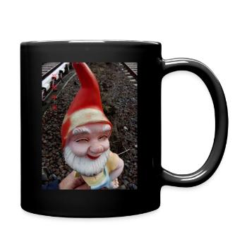 Zwerge 1 Chinesisch - Tasse einfarbig - Schwarz - Rechts