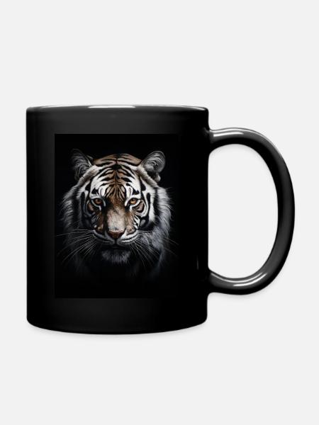 Tigre sauvage 2 - Mug uni - noir