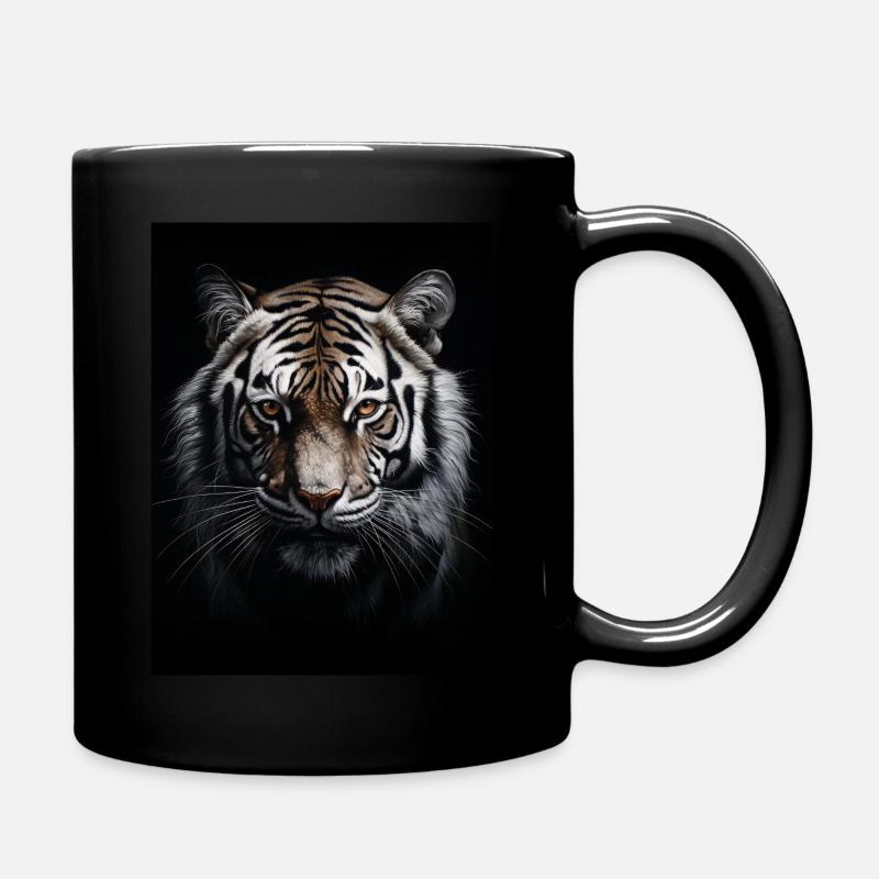 Wild Tiger 2 - Full Colour Mug - black