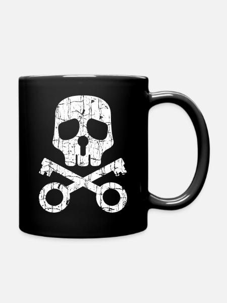 Schlüssel - Tasse einfarbig - Schwarz