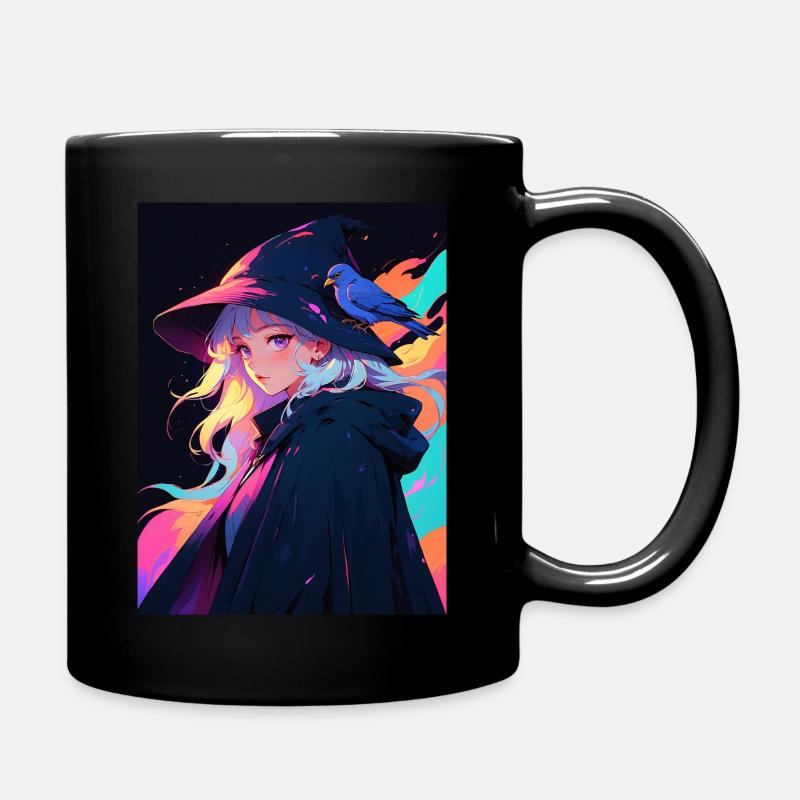 beautiful eyes - Full Colour Mug - black