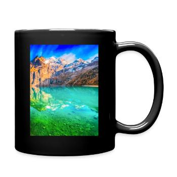 MOUNTAIN WATER - Full Colour Mug - black - Right
