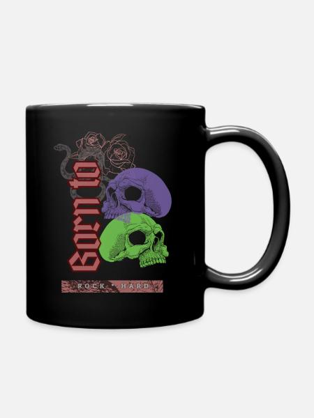 Né pour être dur comme le roc - Mug uni - noir