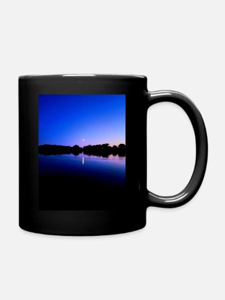 Elbe - Tasse einfarbig - Schwarz