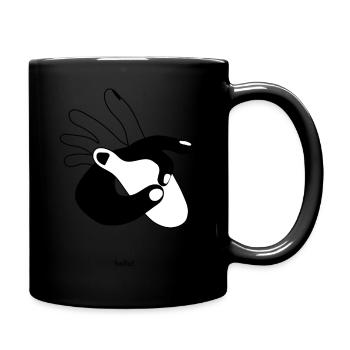 Hello! Hello darling :) - Full Colour Mug - black - Right