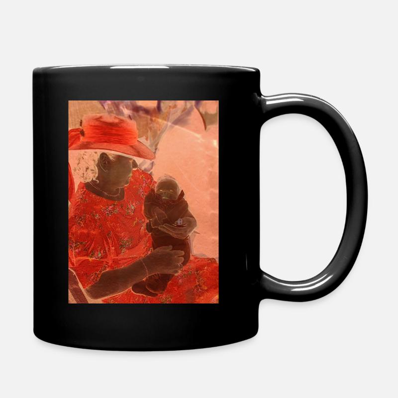 Caring Hand - Full Colour Mug - black