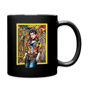 ArtBae - Tasse einfarbig - Schwarz - Rechts