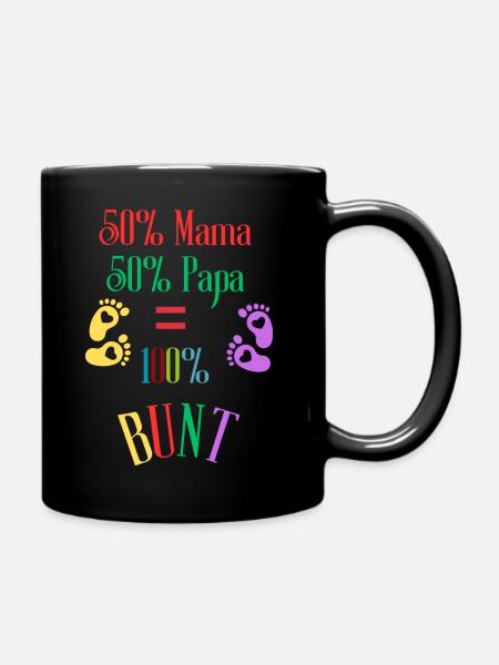 Barboteuse pour bébé 50% - Mug uni - noir