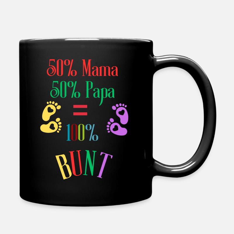 Barboteuse pour bébé 50% - Mug uni - noir