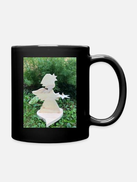 Dankbar - Tasse einfarbig - Schwarz
