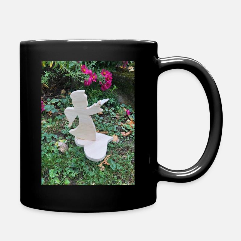 Geben - Tasse einfarbig - Schwarz