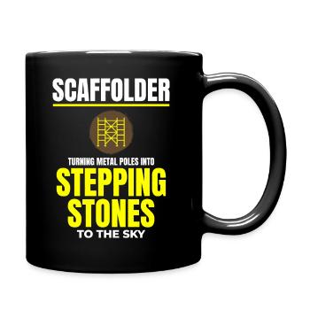 Plate-forme d’échafaudage d’échafaudage de constructeur d’échafaudages - Mug uni - noir - Droite