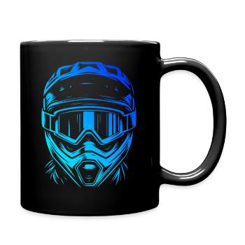 VTT VTT Cyclisme Homme - Mug uni - noir - Droite