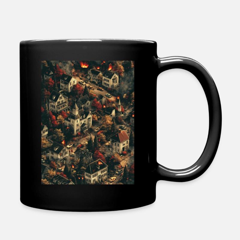 Zombie Apocalypse - First Epicentre - Full Colour Mug - black