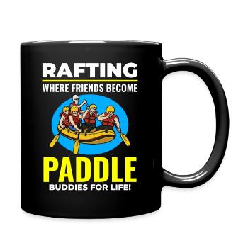 Rafting Team Raft White Water Rafter Paddle Funny - Mug uni - noir - Droite