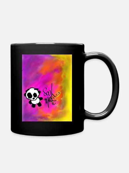 Panda Soul - Full Colour Mug - black