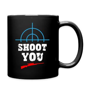 Shoot You - Sniper - Mug uni - noir - Droite