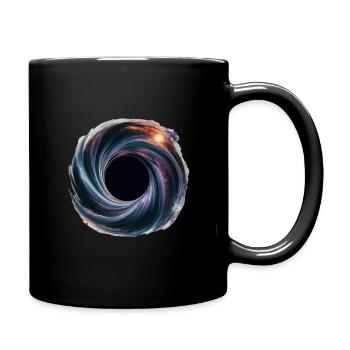 Schwarzes Loch Kosmische Schönheit - Tasse einfarbig - Schwarz - Rechts