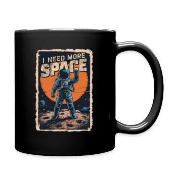 J’ai besoin de plus d’aventures spatiales - Mug uni - noir - Droite
