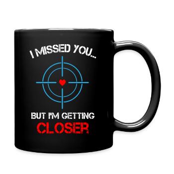 I Missed You Sniper - Full Colour Mug - black - Right