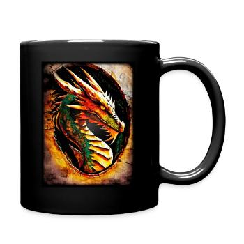 Dragon S - Full Colour Mug - black - Right