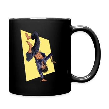 Breakdance - Tasse einfarbig - Schwarz - Rechts