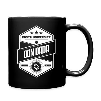 Rasta University Don Dada Good Vibez Reggae - Full Colour Mug - black - Right