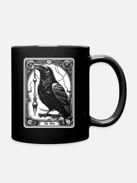 Corbeau Pendule Tarot - Mug uni - noir