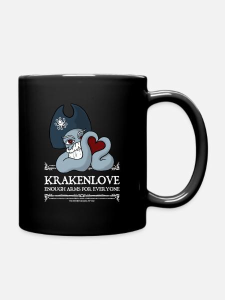 KrakenLove Dark Collection - Tasse einfarbig - Schwarz