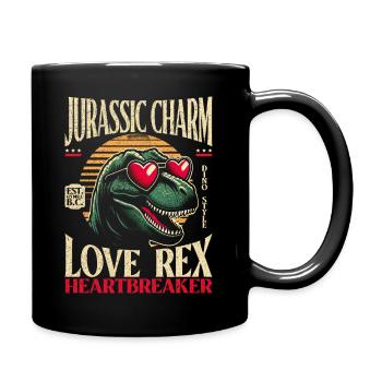 Breloque T-Rex Dinosaure Heartbreaker - Mug uni - noir - Droite