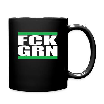 FCK GRN - Full Colour Mug - black - Right