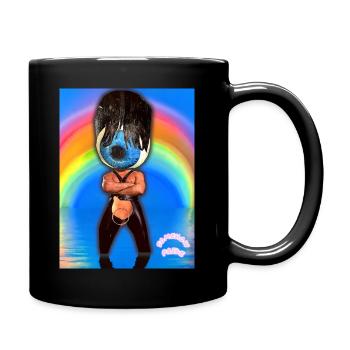 Somehow Pride - Tasse einfarbig - Schwarz - Rechts