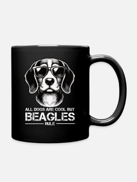 Tous les chiens sont des beagles cool Beagle propriétaires de beagles Beagles - Mug uni - noir