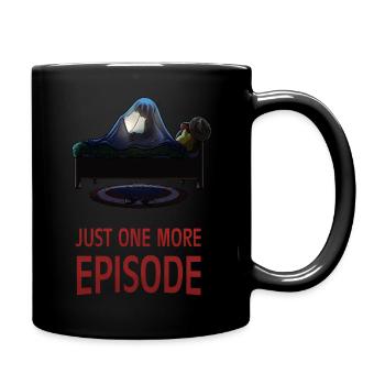 Just one more episode - Full Colour Mug - black - Right