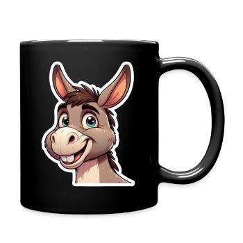 Donkey mule - Full Colour Mug - black - Right