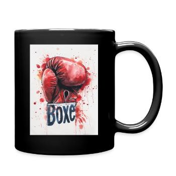 BOXING SPORT BOXER COMBAT SPORT 4 - Full Colour Mug - black - Right