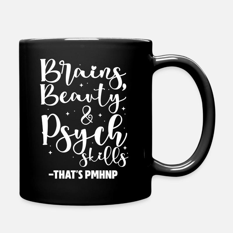 cerveaux beauté compétences psychologiques Conception pour un - Mug uni - noir