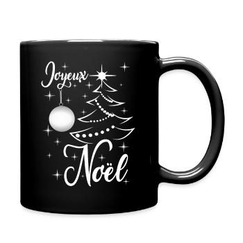 Joyeux Noêl - Mug uni - noir - Droite
