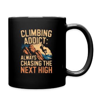 Climbing Free Climbing Rock Climbing for Women - Full Colour Mug - black - Right