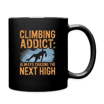 Climbing Free Climbing Rock Climbing for Women - Full Colour Mug - black - Right