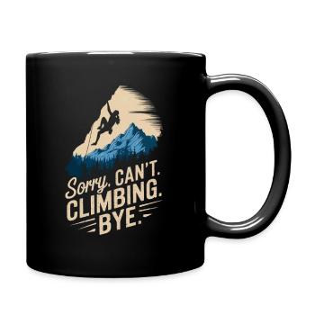 Climbing Free Climbing Rock Climbing for Women - Full Colour Mug - black - Right