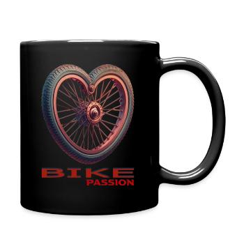 Bike - Full Colour Mug - black - Right