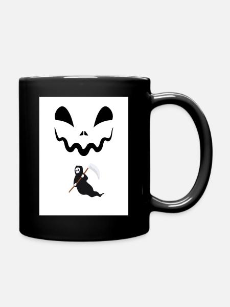 Mengdesigns : Halloween : La Faucheuse - Mug uni - noir