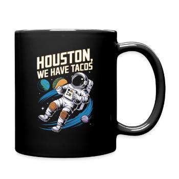 Astronaut Tacos - Full Colour Mug - black - Right